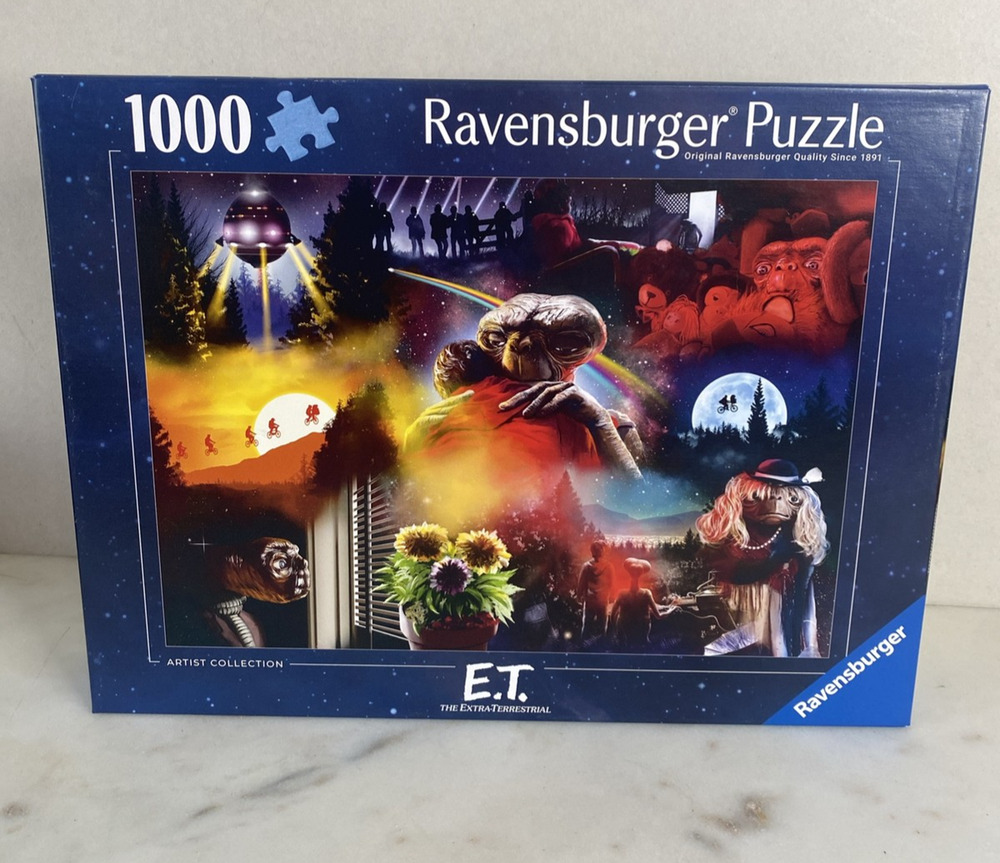 Ravensburger Puzzle NEW Universal ET Movie Poster 1000 Jigsaw Adults Kids 12Y